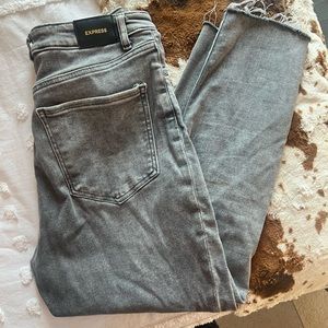 Express grey skinny